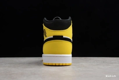 071 WHITE YELLOW BLACK JORDAN 1 852542 TOE AIR 0721